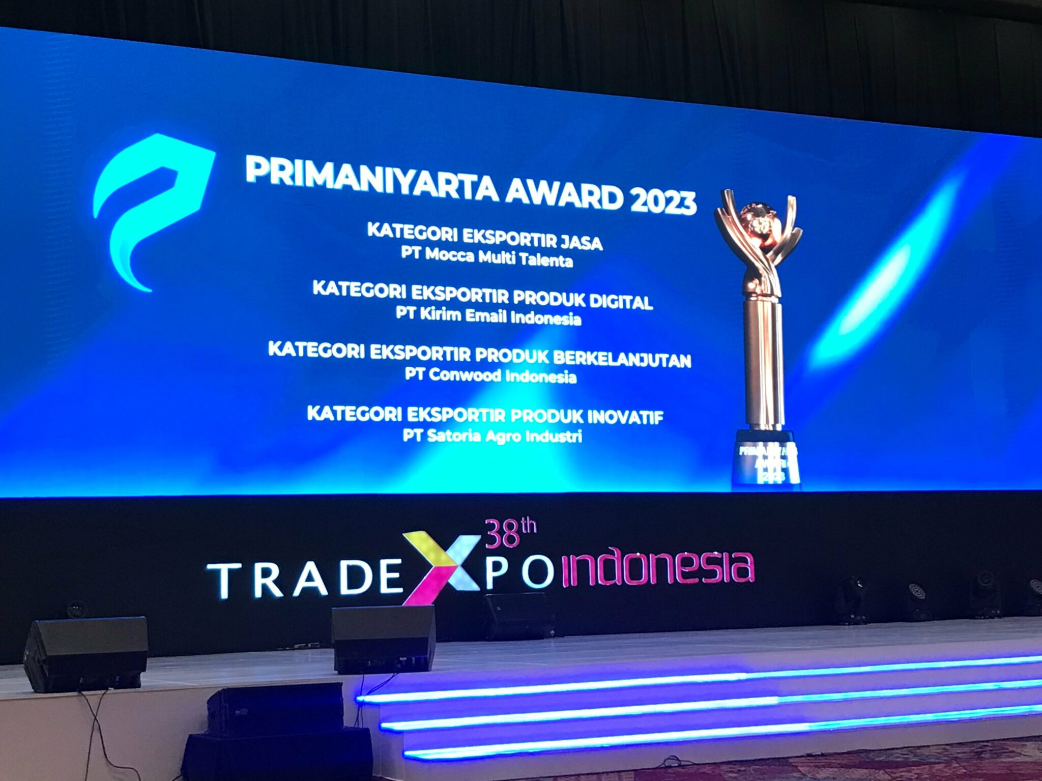 Penghargaan Primaniyarta Eksportir Produk Digital 2023