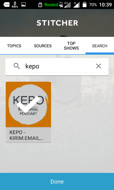 Tutorial Mendengarkan KEPO-KIRIM.EMAIL Podcast Dari HP Android Anda - 21