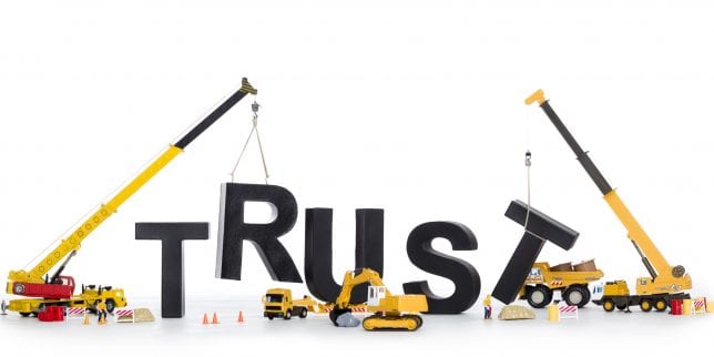 email marketing mindset : list building = trust building