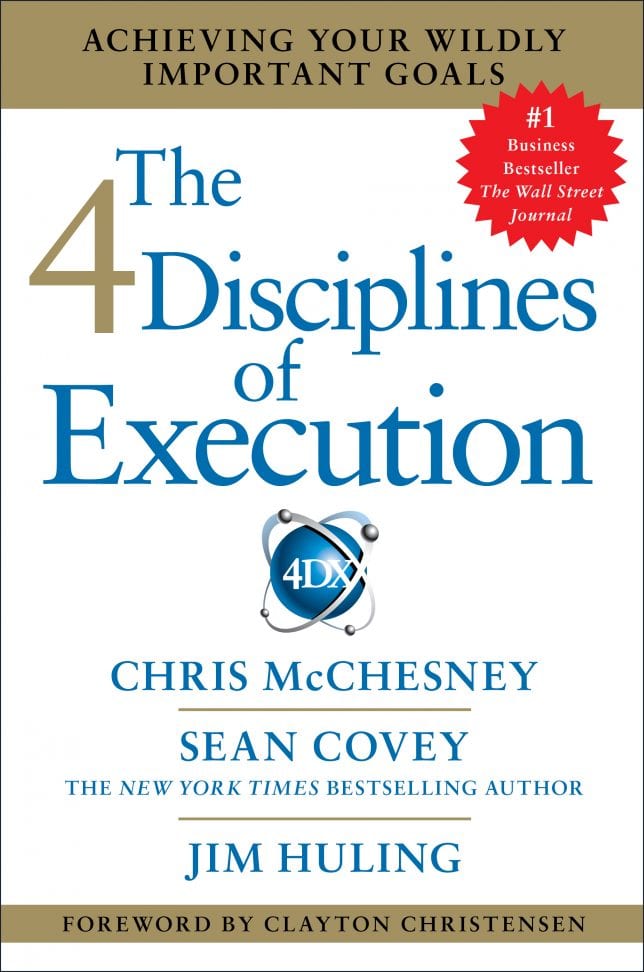 buku terbaik 2017 : The 4 Disciplines Of Execution