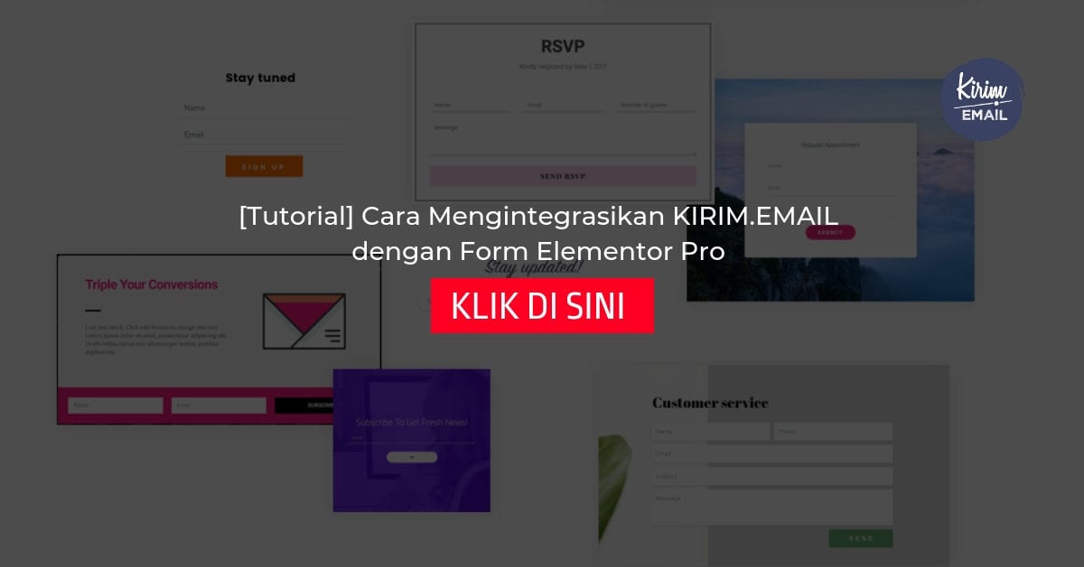 Tutorial Cara Mengintegrasikan KIRIM.EMAIL dengan Form Elementor Pro