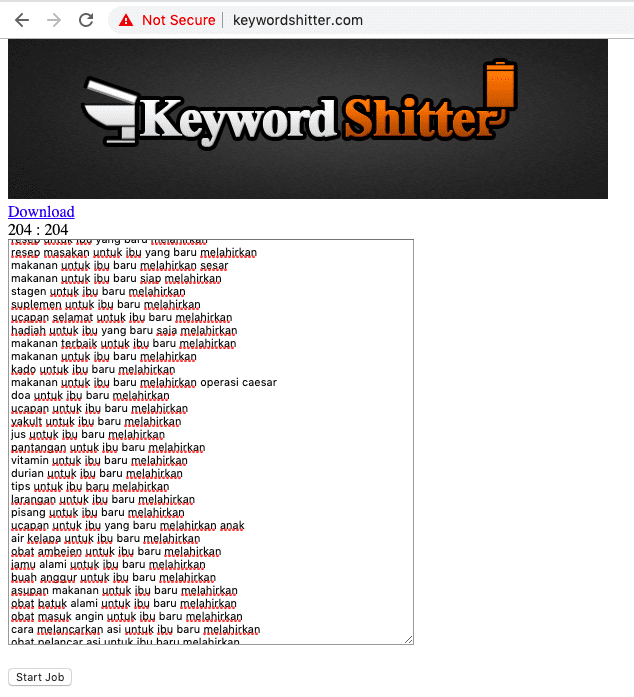 keywordshitter
