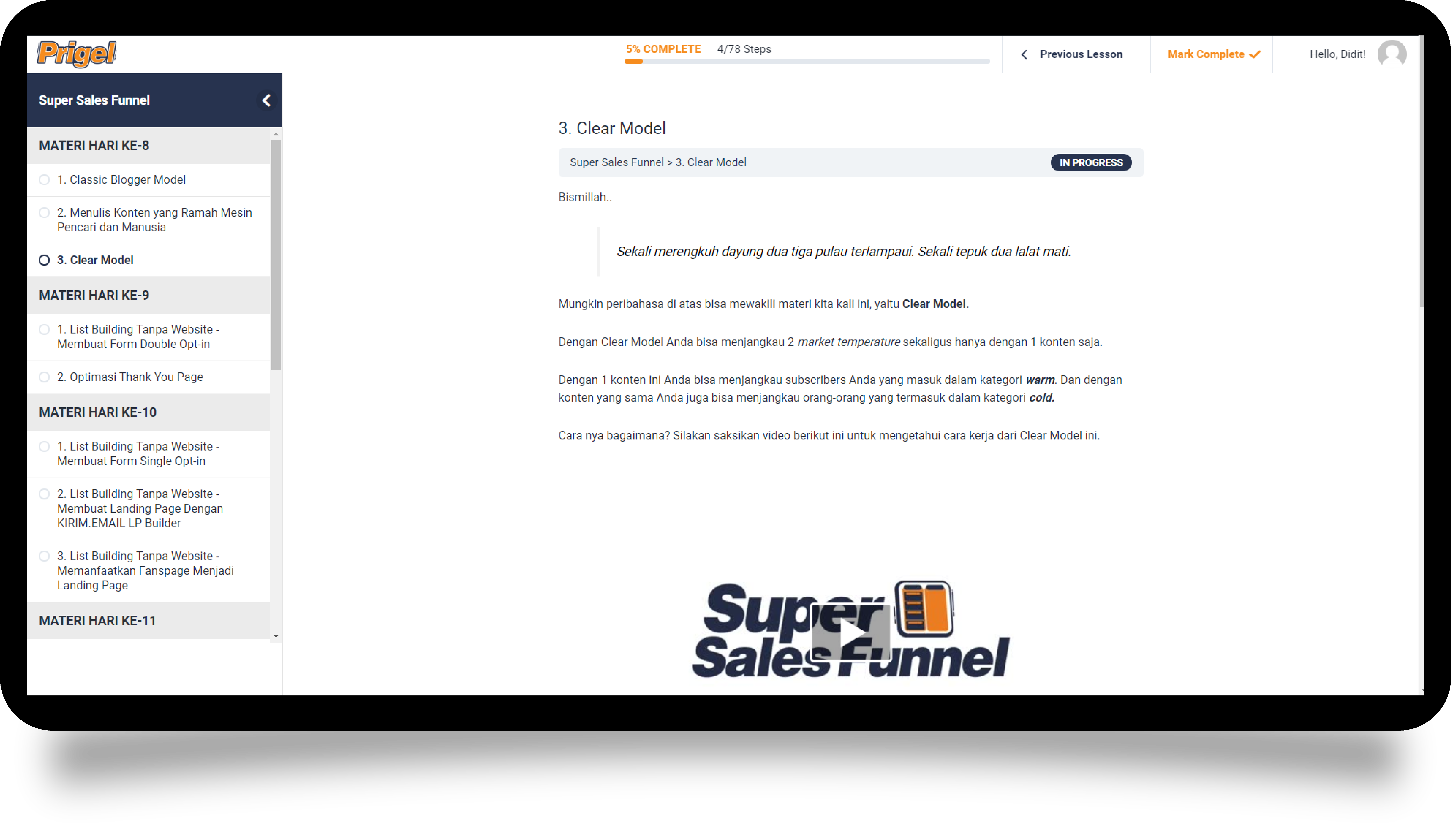 Super Sales Funnel – Program Pelatihan Online Dari KIRIM.EMAIL - 25