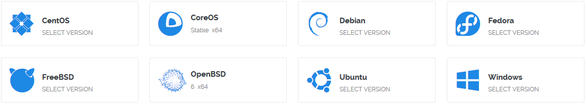 Vultr OS options