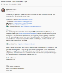 Contoh Deskripsi YouTube Dan Tips Cara Membuatnya