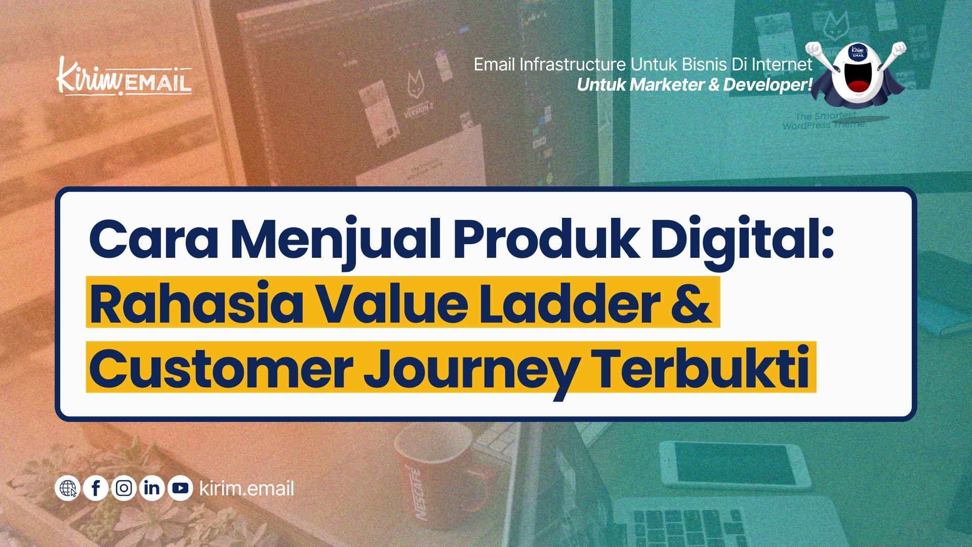 Pelajari strategi cara menjual produk digital secara efektif dengan value ladder dan integrasi Scalev-KIRIM.EMAIL. Optimal untuk customer journey, meningkatkan kepercayaan & penjualan.